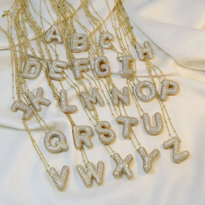 Alphabet Pendant Necklace