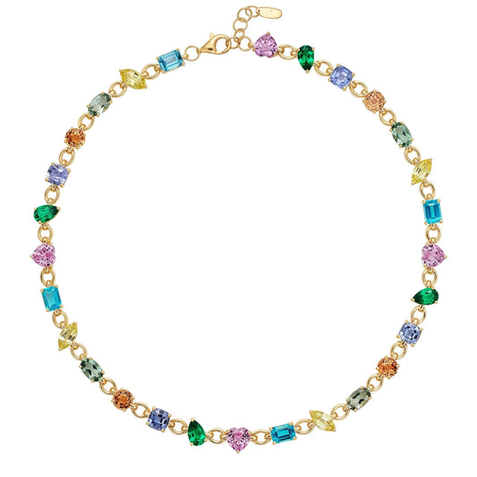 28 Gems choker