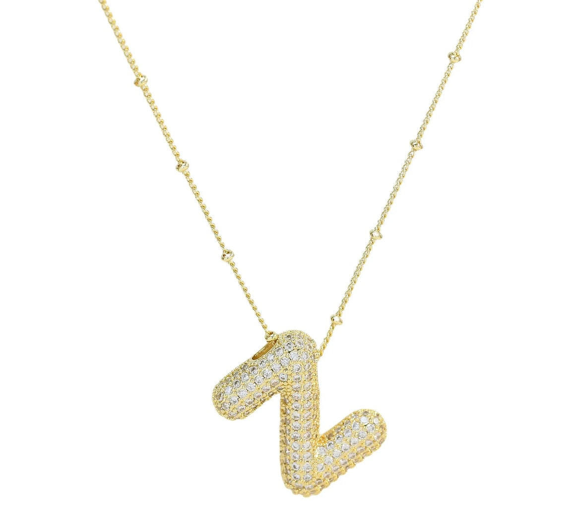 Alphabet Pendant Necklace